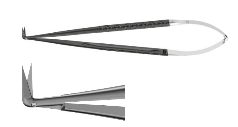 NOIR supreme мікро ножиці гострі/гострі 90° 185 мм